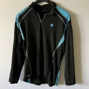 Gleice, mens long sleeved mens polyester workout jersey with DryTech, XXL